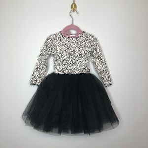 Petite Hailey Snow Leopard Tutu Dress
